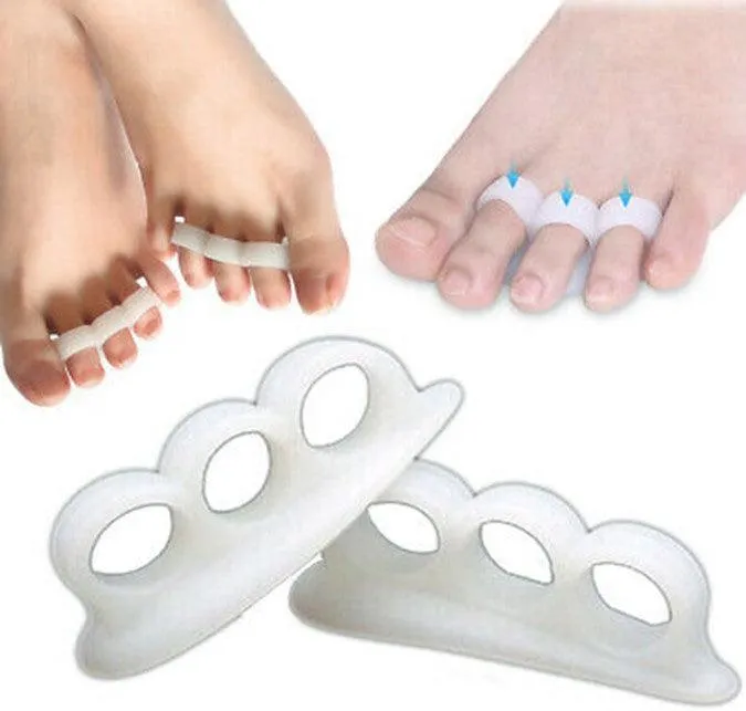 1 pair Hammer Toe Corrector (White)