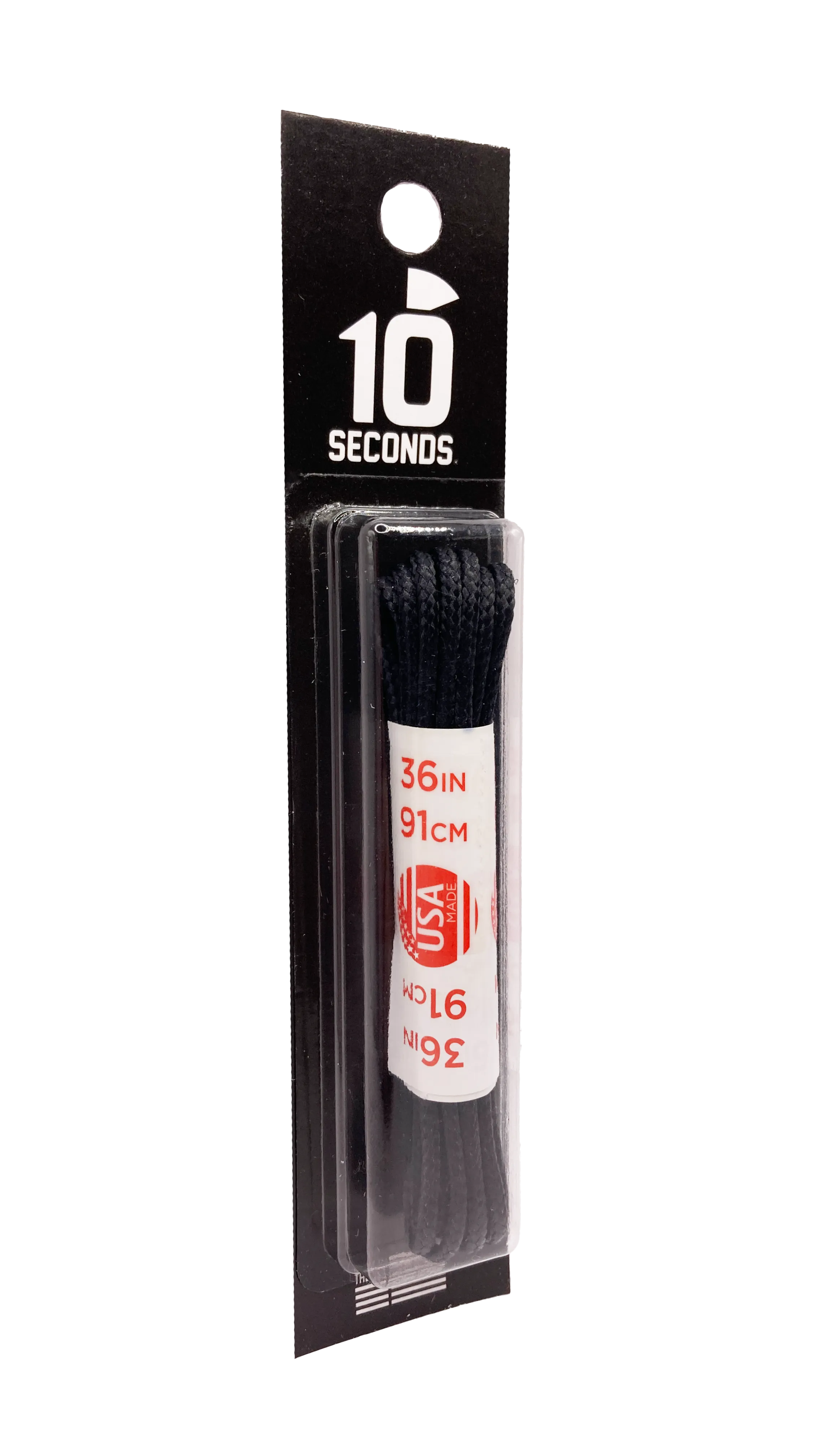 10 Seconds ® Waxed Golf Laces | Black