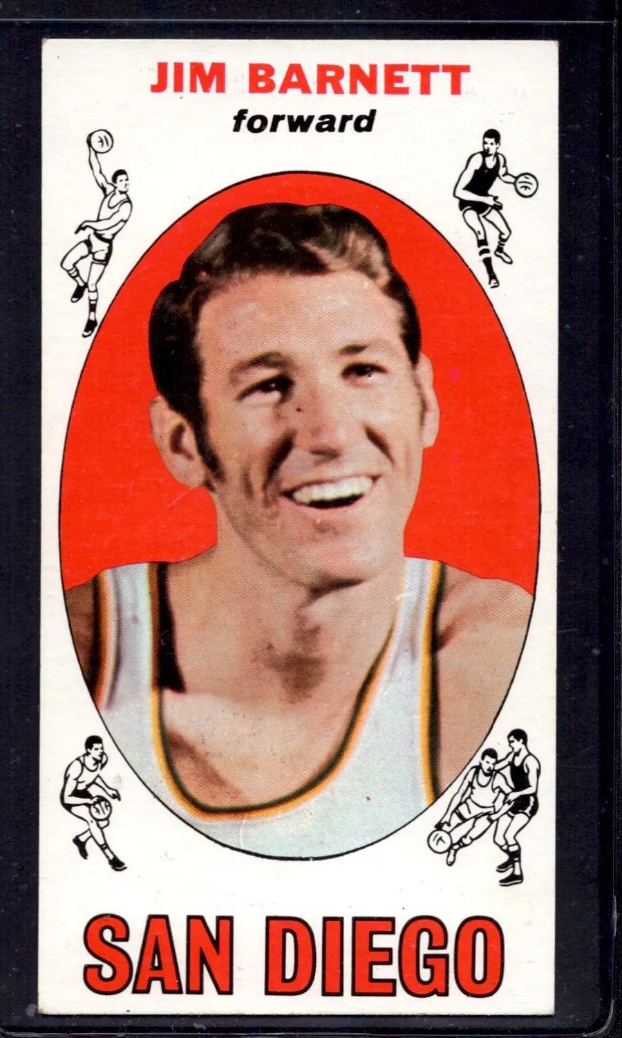 1969-70 Topps #51 Jim Barnett San Diego Rockets Rookie Basketball Cards