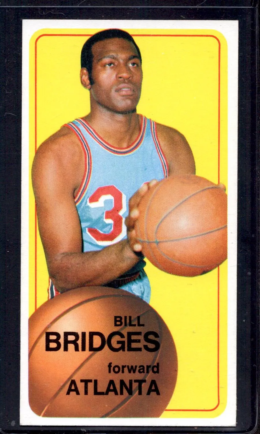 1970-71 Topps #71 Bill Bridges Atlanta Hawks Basketball Cards