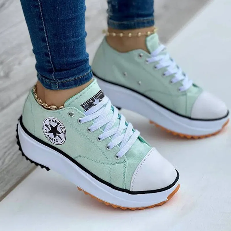 2022 Canvas Shoes Women Fashion Trainers