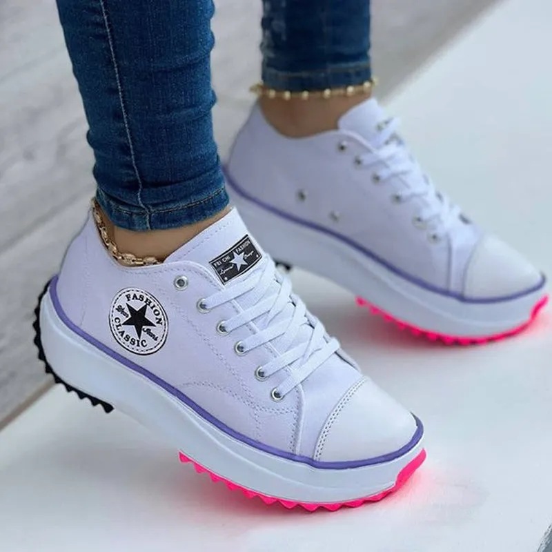 2022 Canvas Shoes Women Fashion Trainers