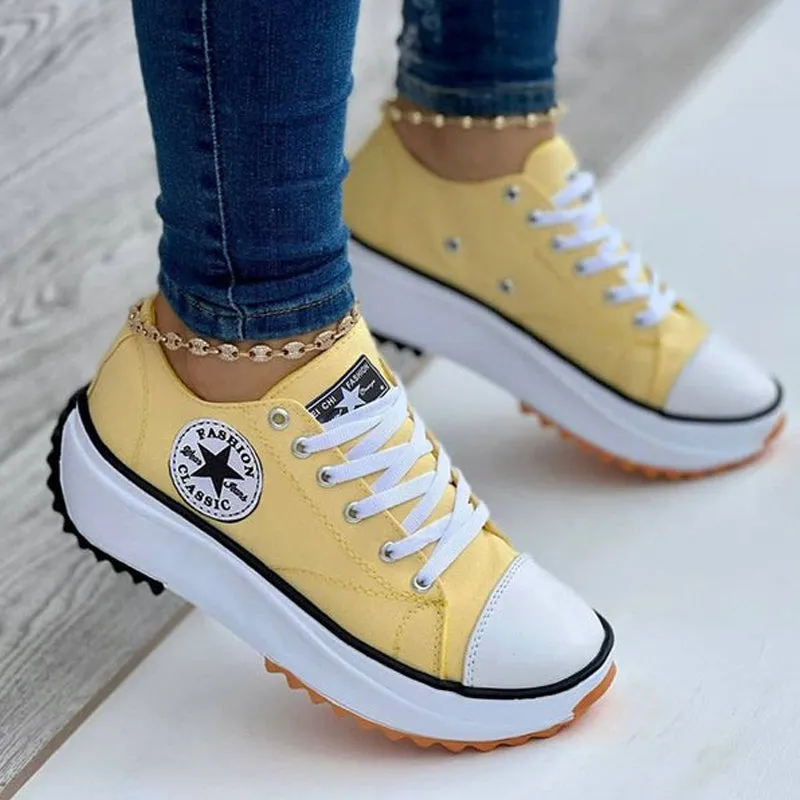 2022 Canvas Shoes Women Fashion Trainers