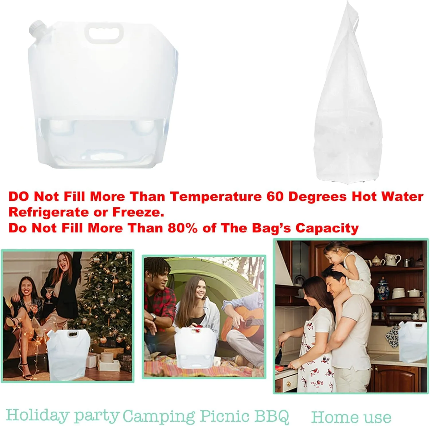 2Pack 10L Water Storage Containers