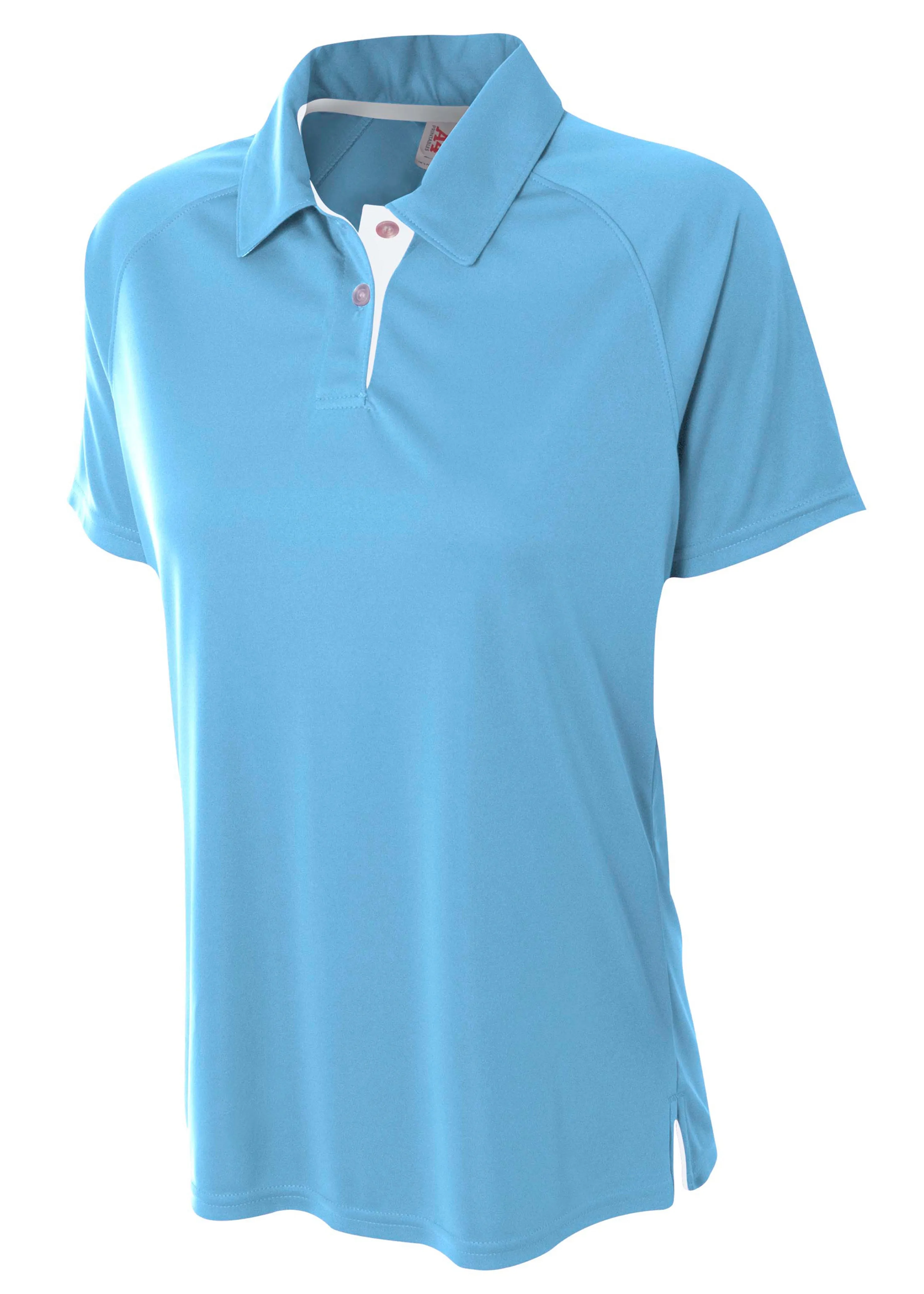 A4 Womens Contrast Polo