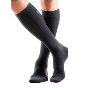 ActiveWear Knee-High, 15-20 mmHg, X-Large, Full Calf, Closed, Cool Black