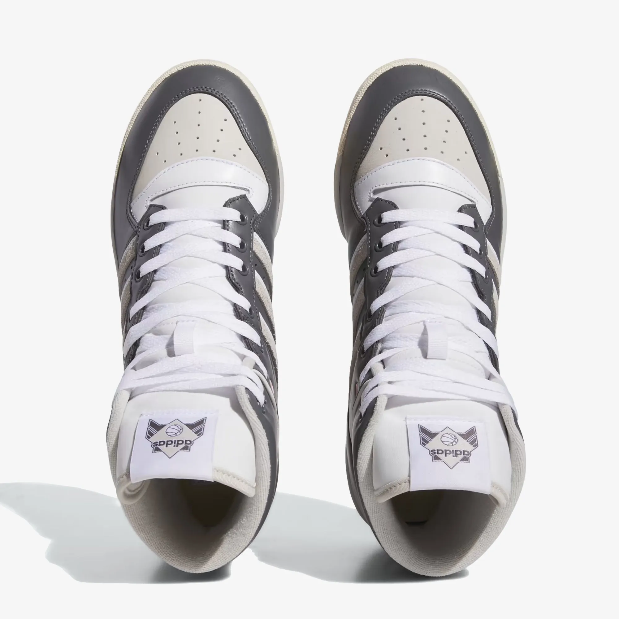 Adidas Originals | RIVALRY HIGH SCRATCHY { GREY FIVE/ GREY ONE /CREAM WHITE