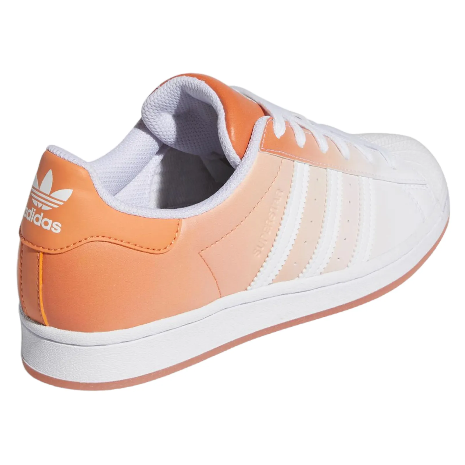 adidas Originals Womens Superstar Gradient Copper Shoes - White / Orange