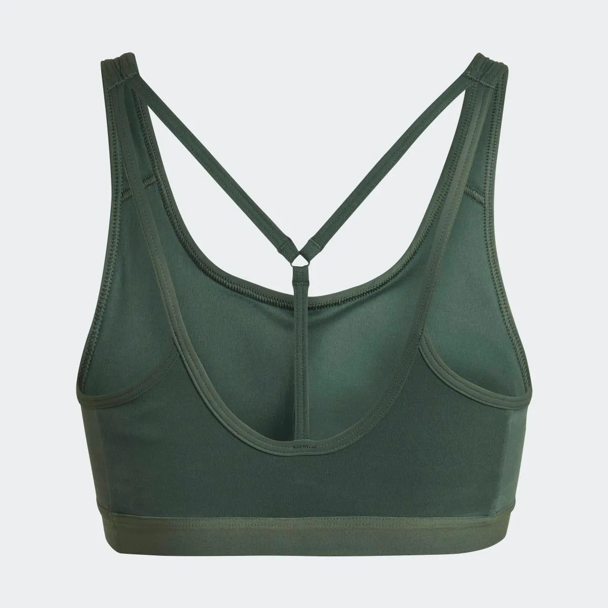 adidas Womens Core Essentials Medium-Support Bra Green