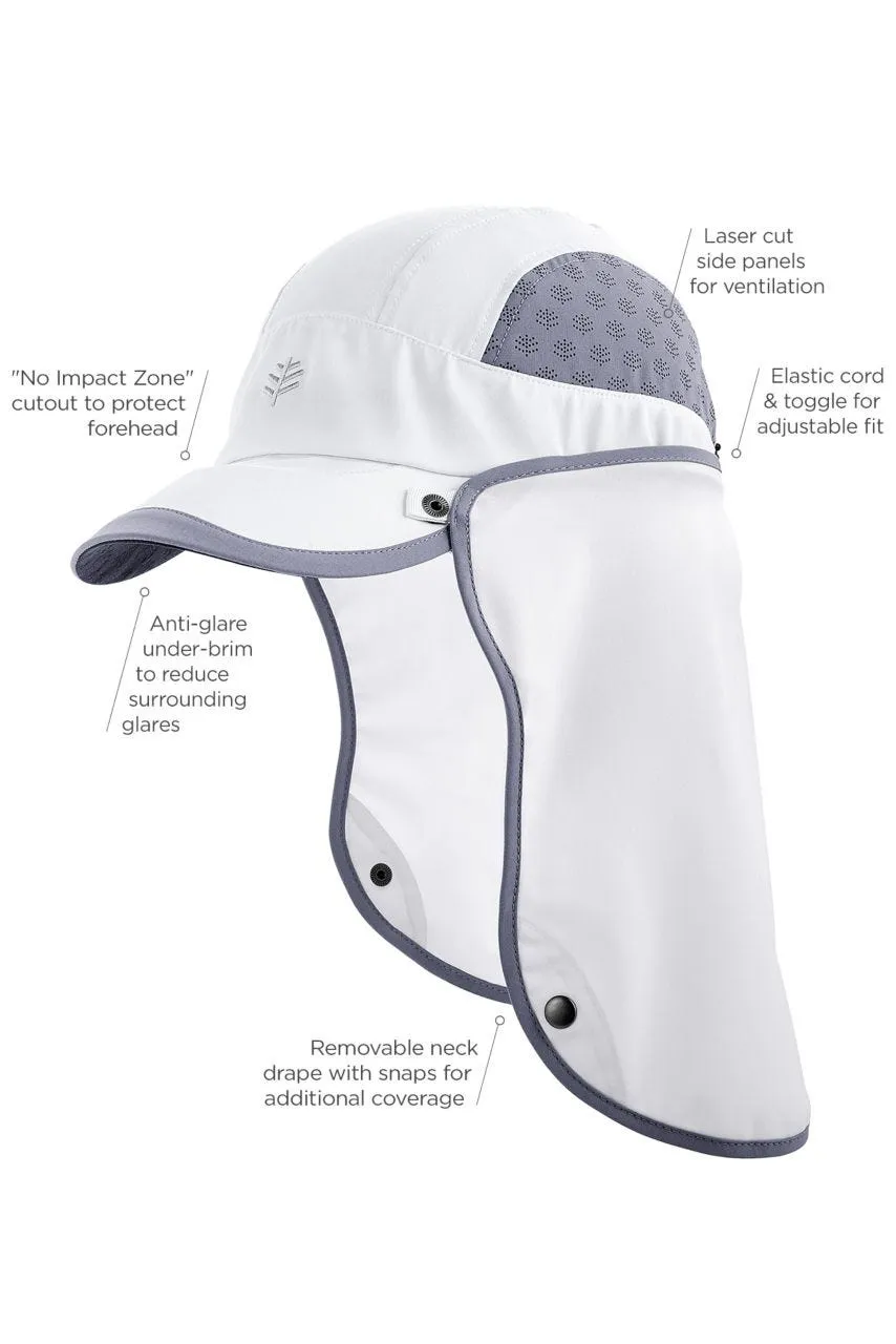 Agility Sport Cap  |  White/Steel Grey