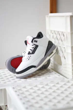 AIR JORDAN 3 RETRO (GS) "CEMENT GREY"