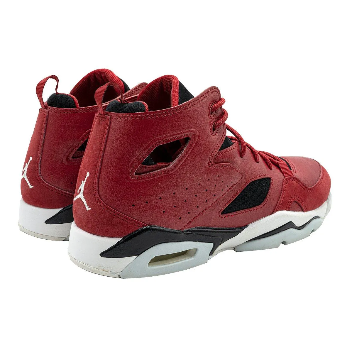 Air Jordan Flightclub 91 Sneakers Leather Red Colour For Kids