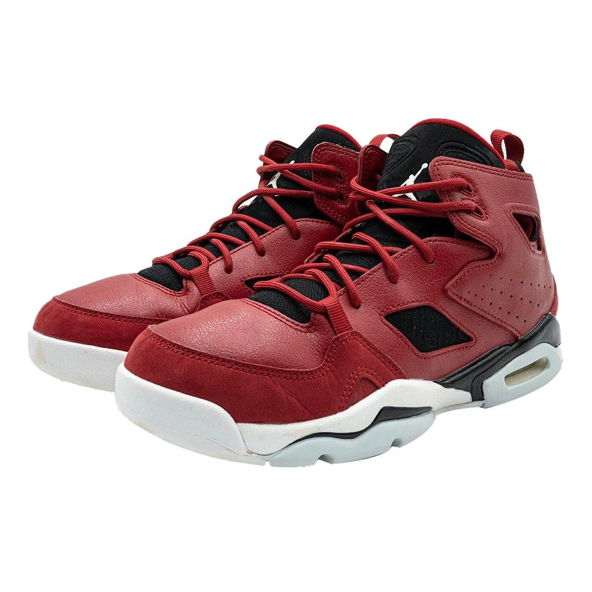 Air Jordan Flightclub 91 Sneakers Leather Red Colour For Kids