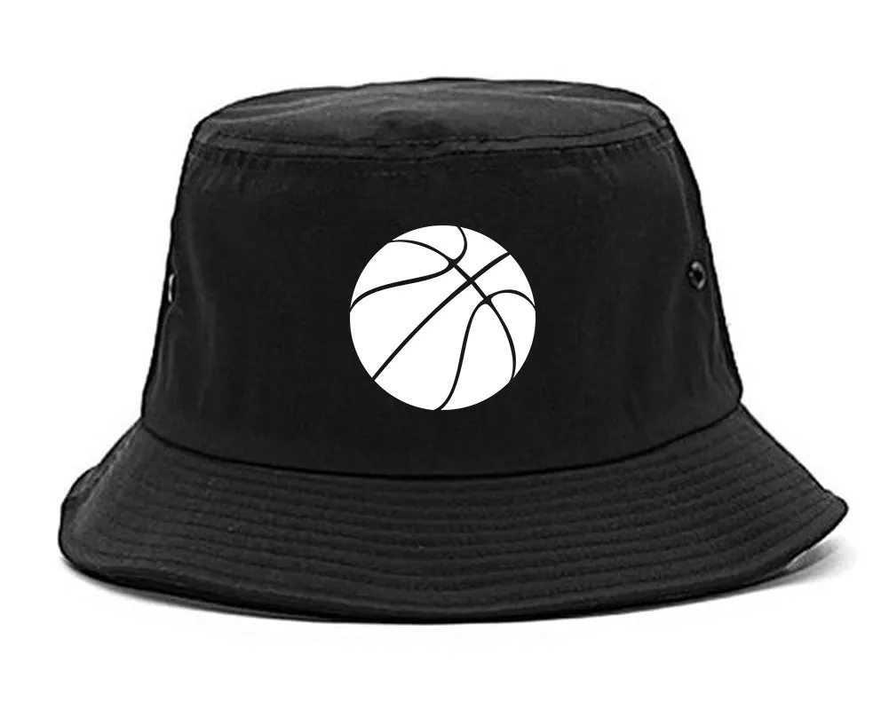 Basketball Logo Chest Mens Bucket Hat