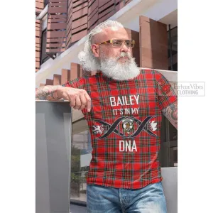 Binning Tartan Cotton T-shirt with Family Crest DNA In Me Style