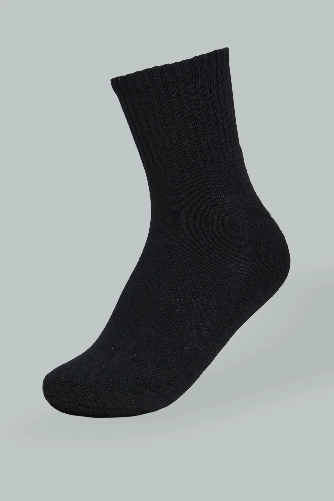 Black Sports Socks (Pack of 2)