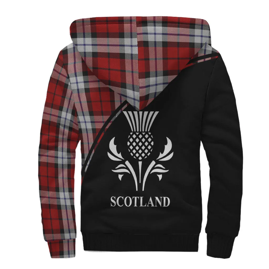 Brodie Dress Tartan Sherpa Hoodie with Family Crest Curve Style