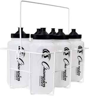 Champion Sports Coated Wire Water Bottle Carrier