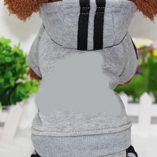 Cool Trending Dog Hoodie Sweater Cotton Jacket Sweatshirt Four Legged Clothes for Small Medium Dog