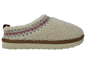 Cream Sherpa Slippers