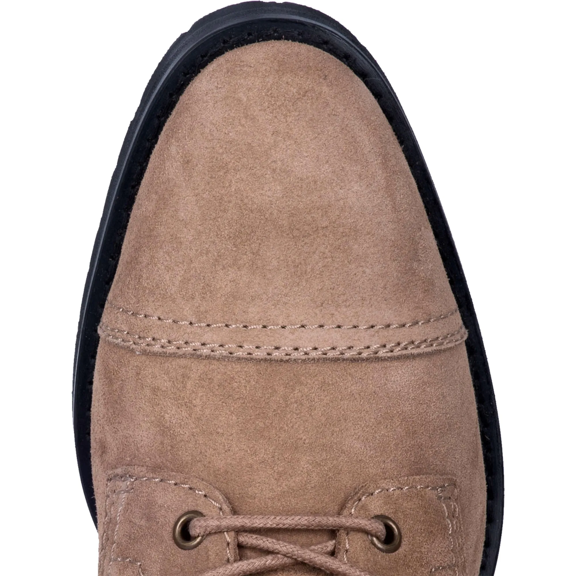 Dingo Mens Hutch Ankle Boots Leather Taupe