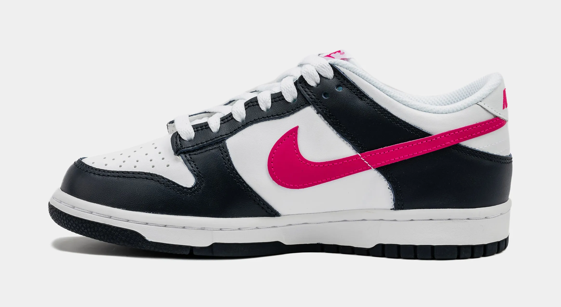 Dunk Low Dark Obsidian Fierce Pink Grade School Lifestyle Shoes (Dark Obsidian/Fierce Pink)