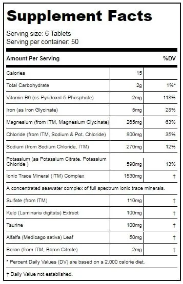 ELECTROLYTE STAMINA, TABS