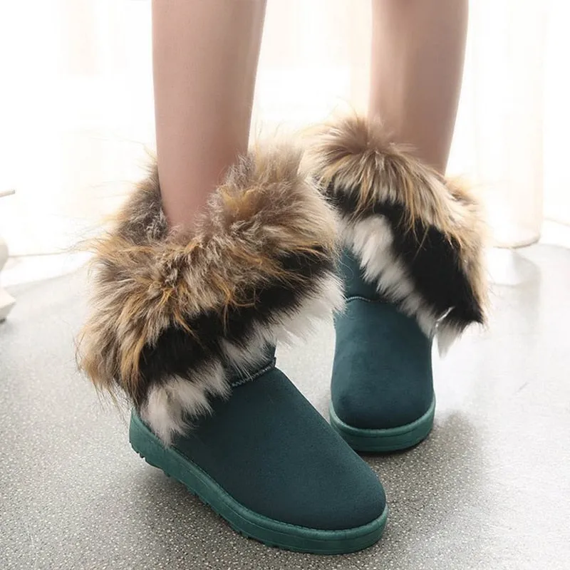 Faux Fur Festival Boots