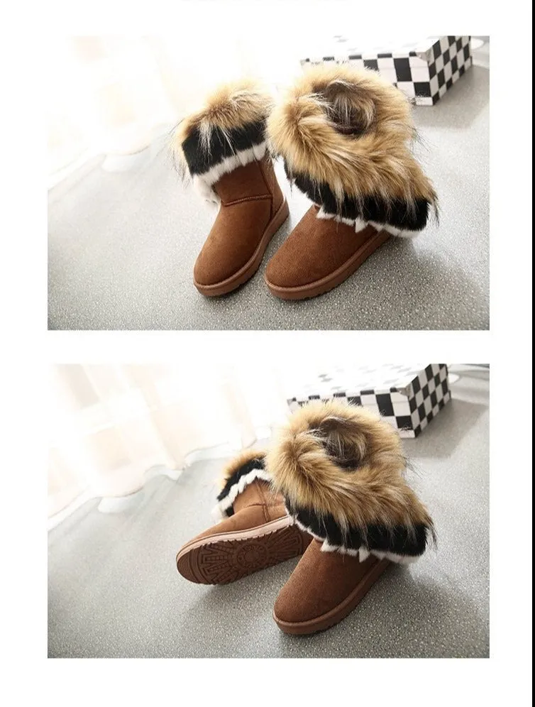 Faux Fur Festival Boots