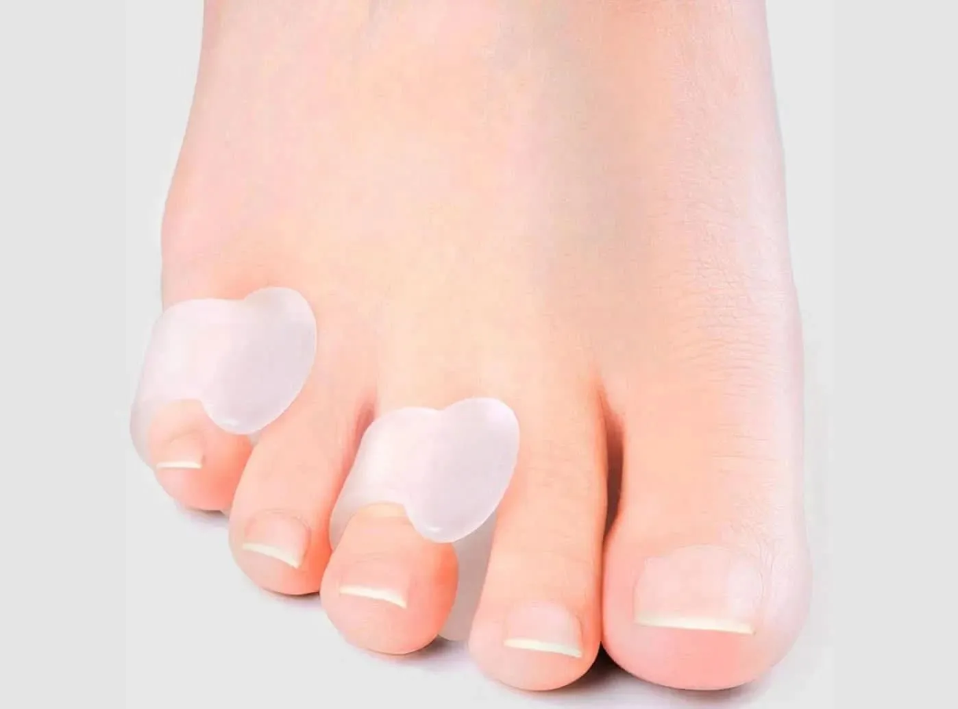 FitVille Pinky Toe Spacers (5-Pair Bundle)