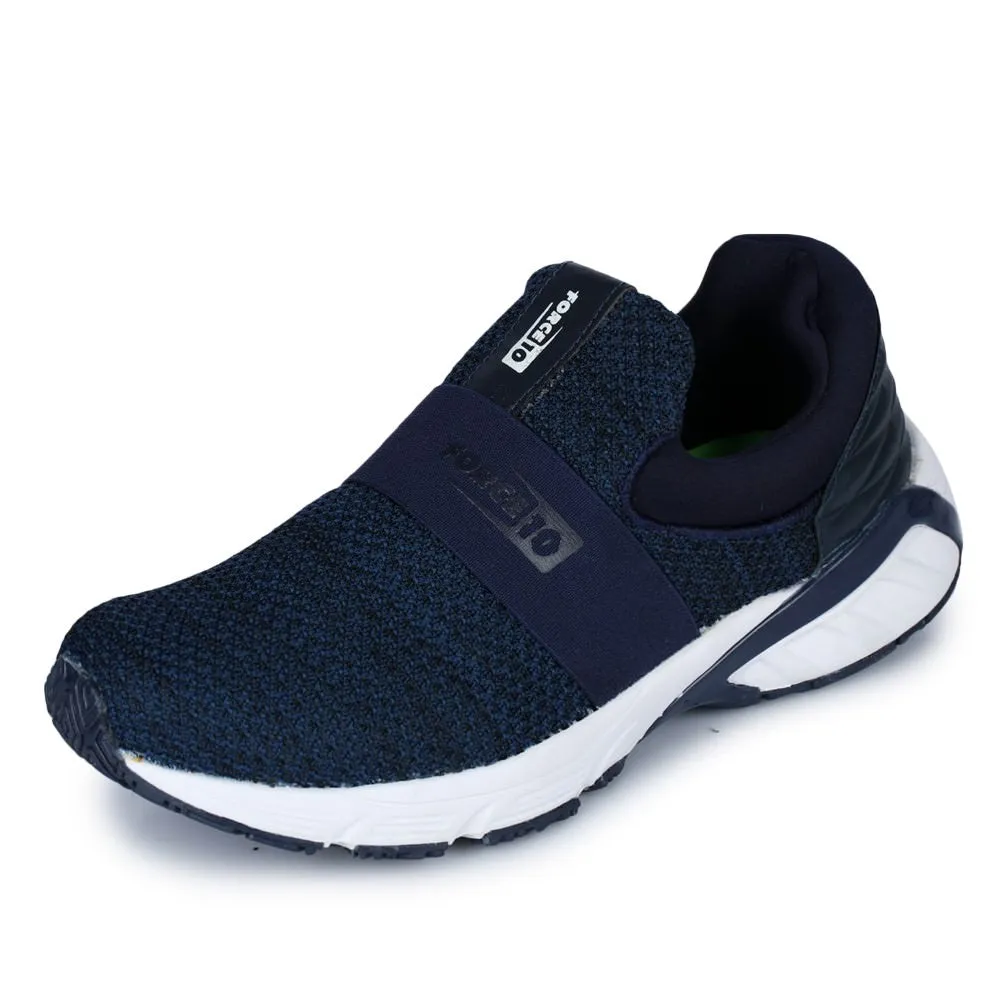 Force 10 Sports Blue Slip-on Walking Shoes For Men BROOK-1 By Liberty