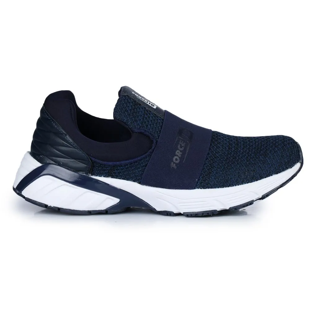 Force 10 Sports Blue Slip-on Walking Shoes For Men BROOK-1 By Liberty