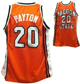 Gary Payton Oregon State College Basketball Throwback Jersey