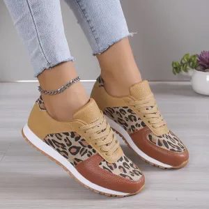 Gympolo Leopard Sneakers For Women