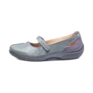 Hotter Ballerinas Leather Grey Colour For Women