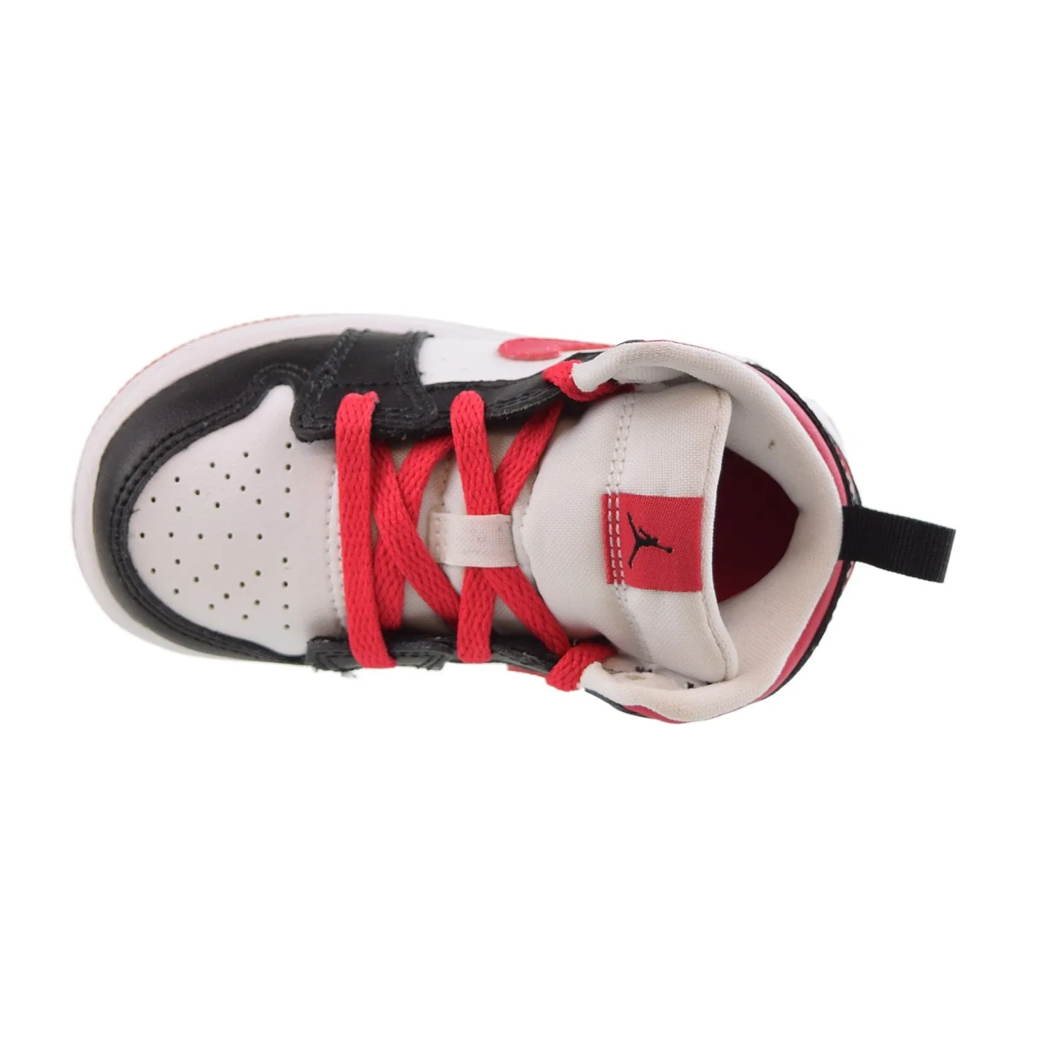 Jordan 1 Mid (TD) Toddlers Shoes White-Very Berry