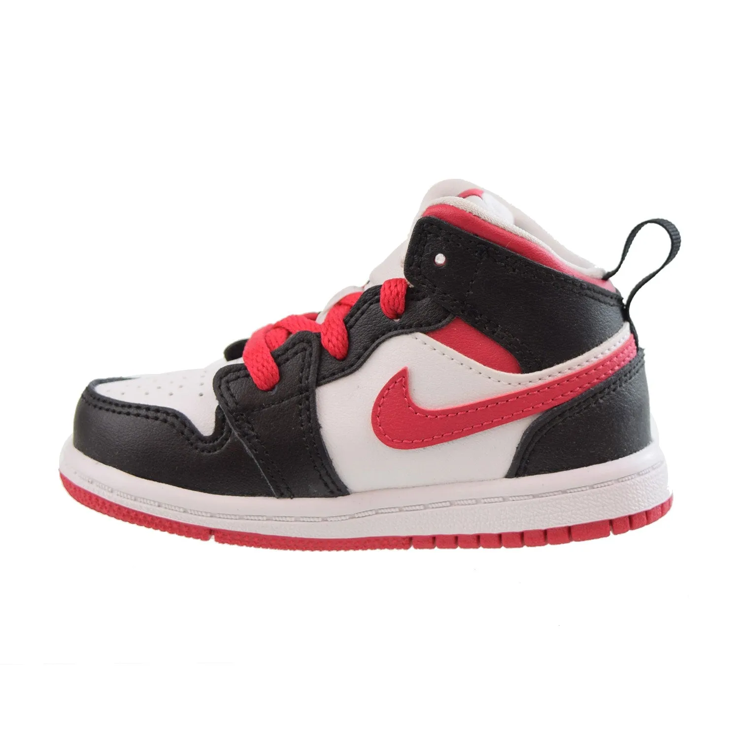 Jordan 1 Mid (TD) Toddlers Shoes White-Very Berry