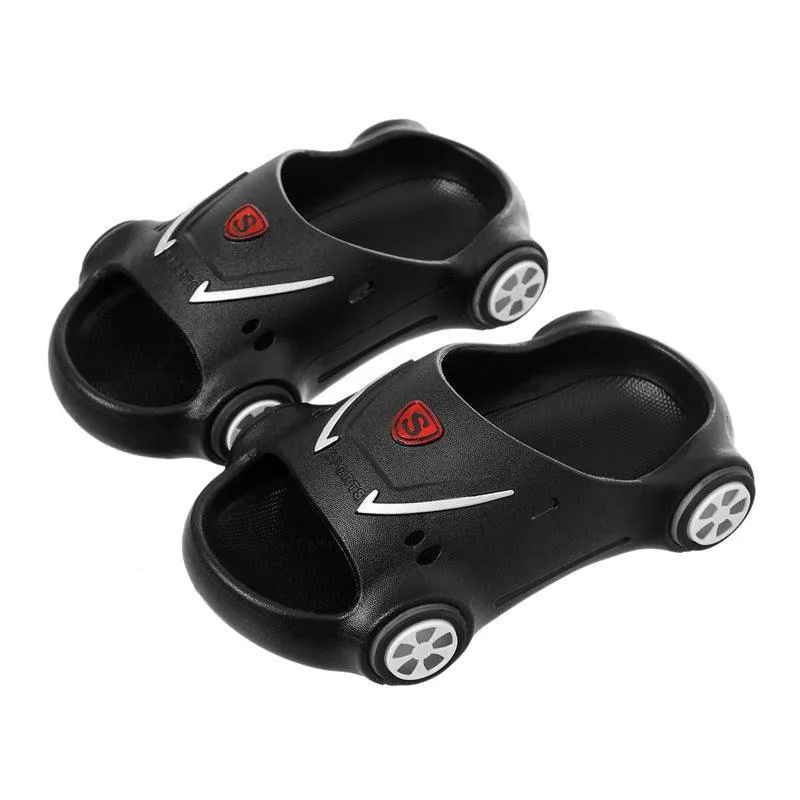 Kids Glowing Cartoon Car Sandals