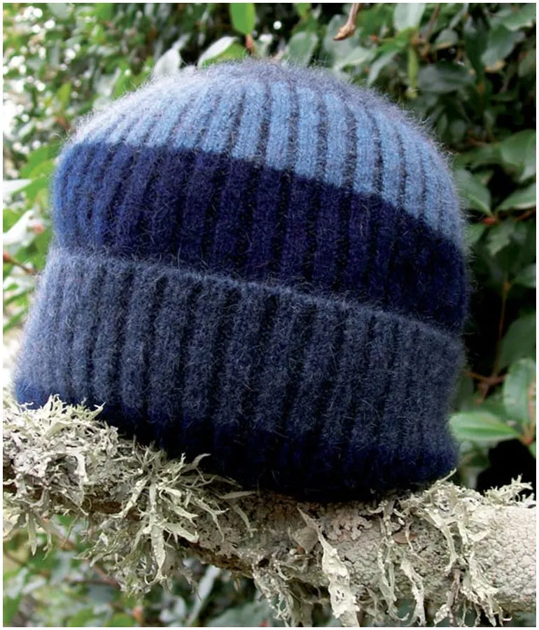 Kid's Possum Merino Stripe Rib Beanie