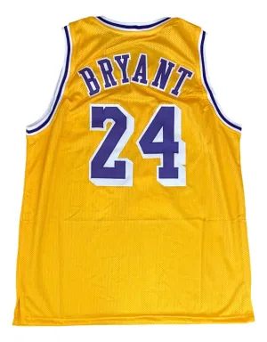 Kobe Bryant Los Angeles Yellow Basketball Jersey