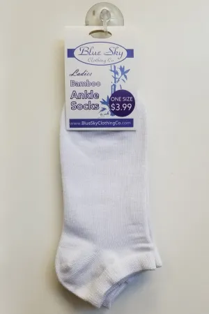 Ladies Bamboo Ankle Socks