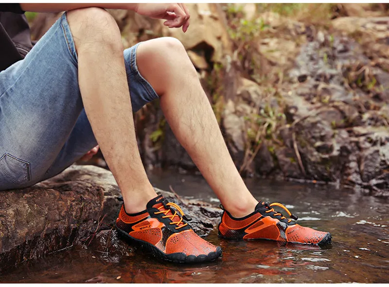 Large Size Upstream Shoes Men's Shoes Wading Shoes Outdoor Non-Slip Diving Beach Shoes