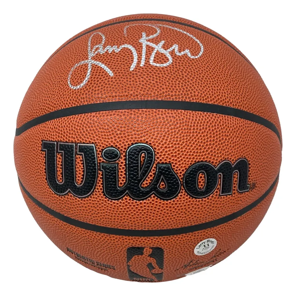 Larry Bird Boston Celtics Signed Wilson NBA Basketball Bird JSA ITP