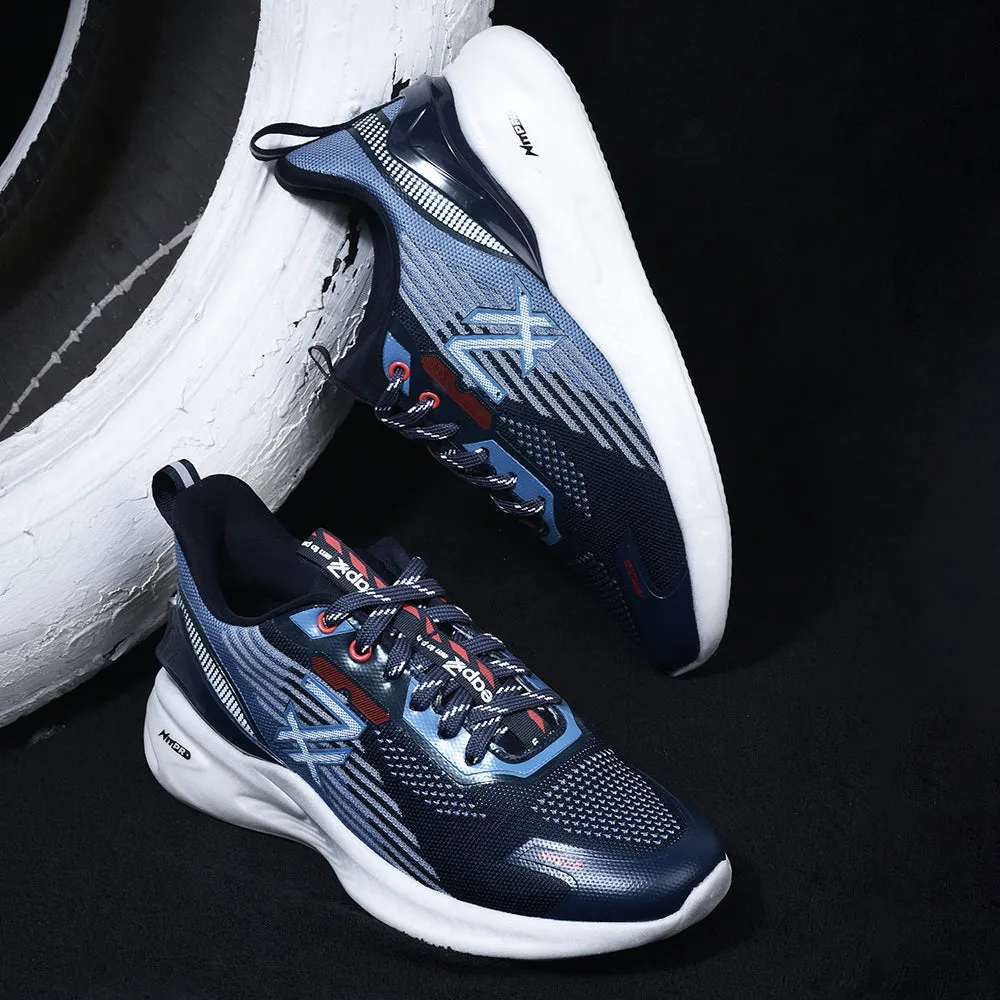 Leap7x By Liberty Men THUNDER-1 N.Blue Sports Lacing Shoes