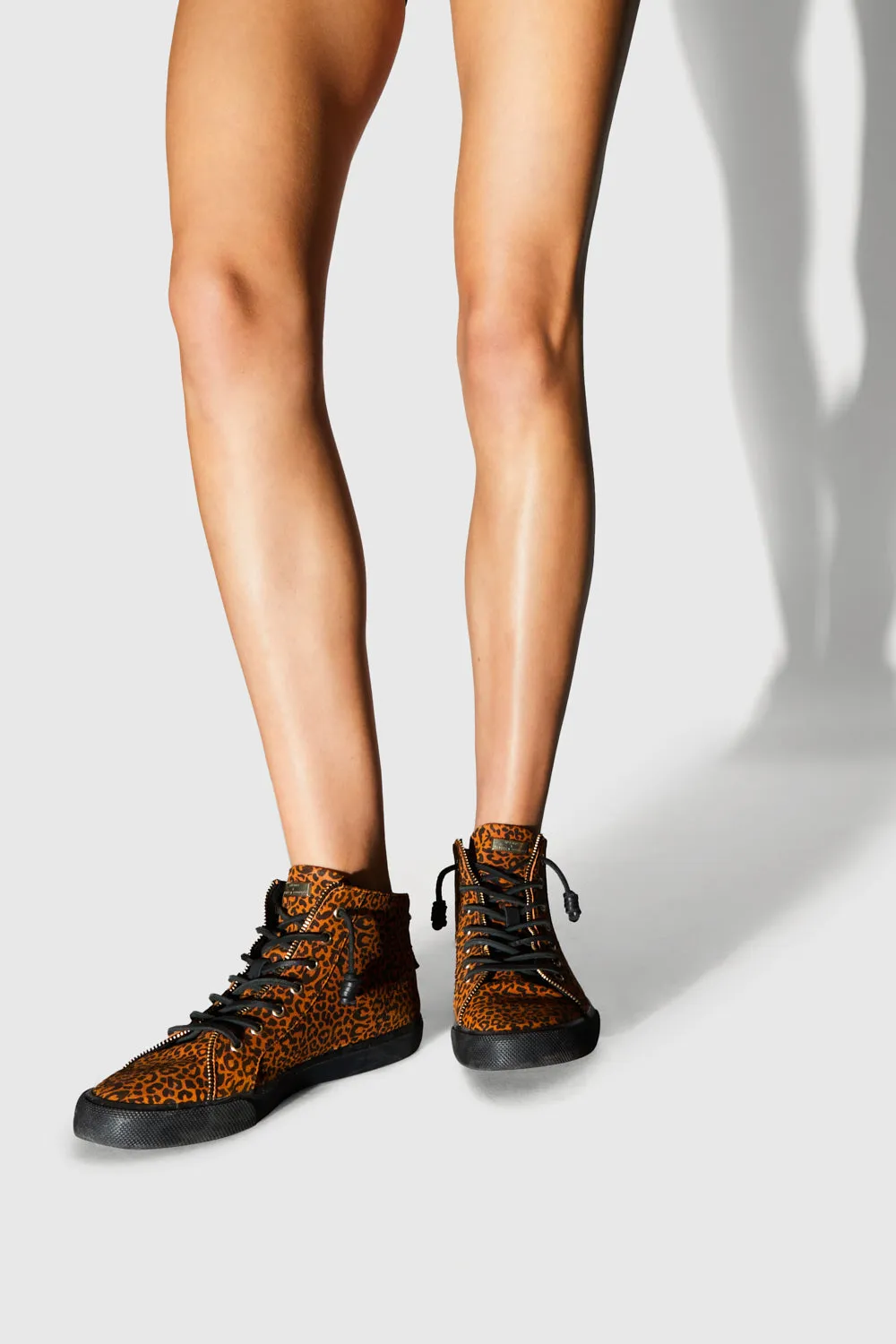 Leopard High Top Sneaker