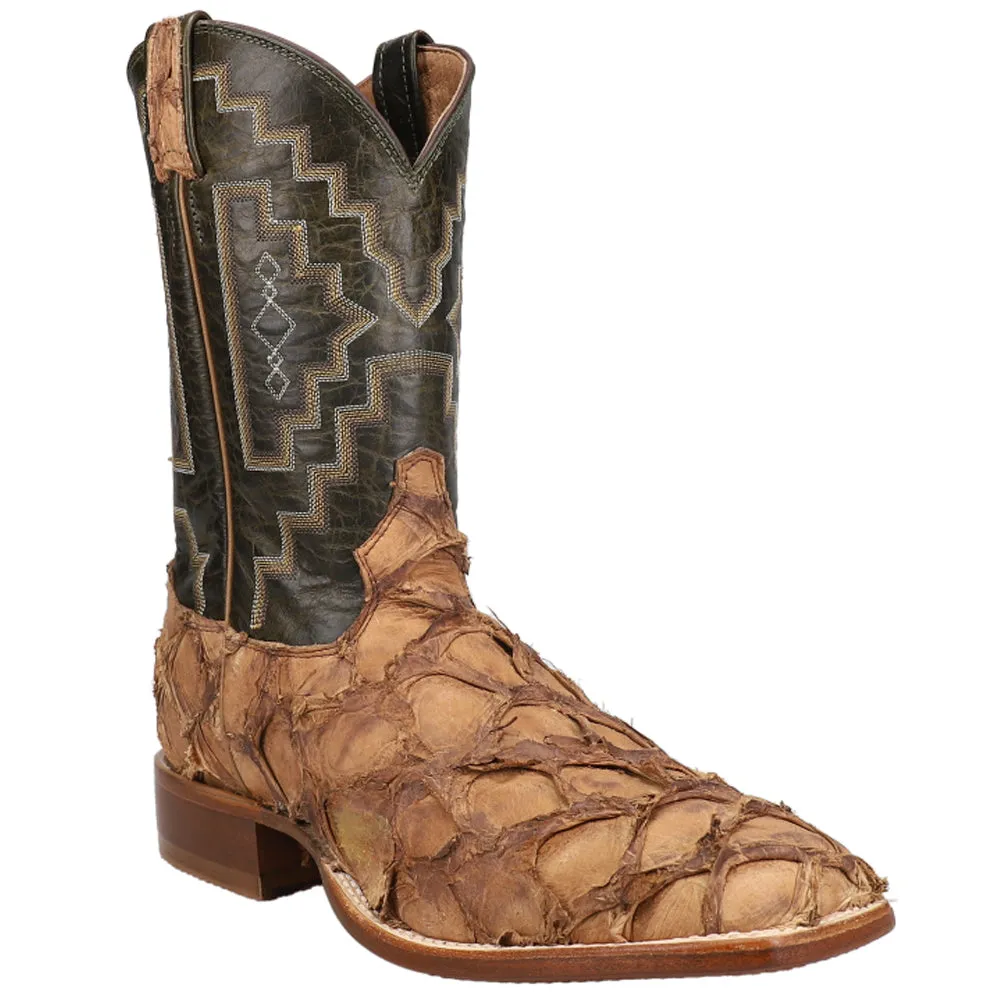 Leviathan Pirarucu Square Toe Cowboy Boots