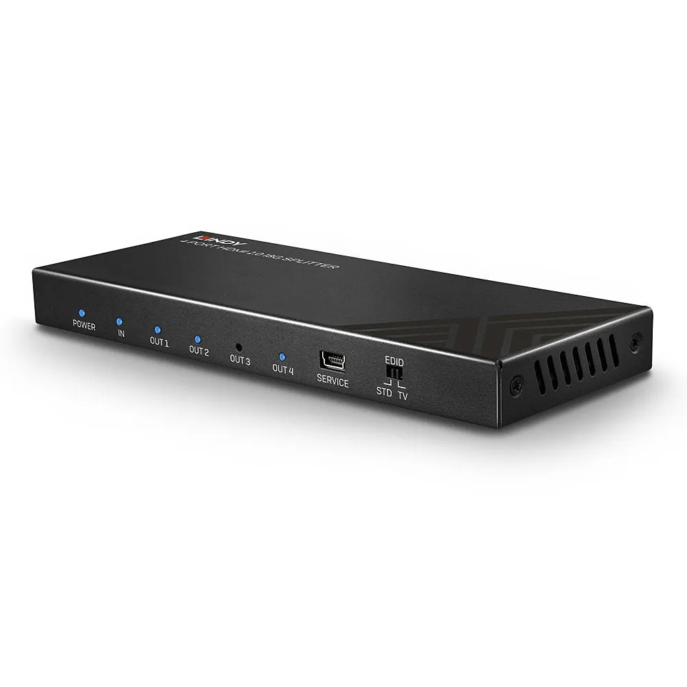 Lindy 4 Port Hdmi 2.0 18G Splitter - Video/Audio Splitter - 4 Ports