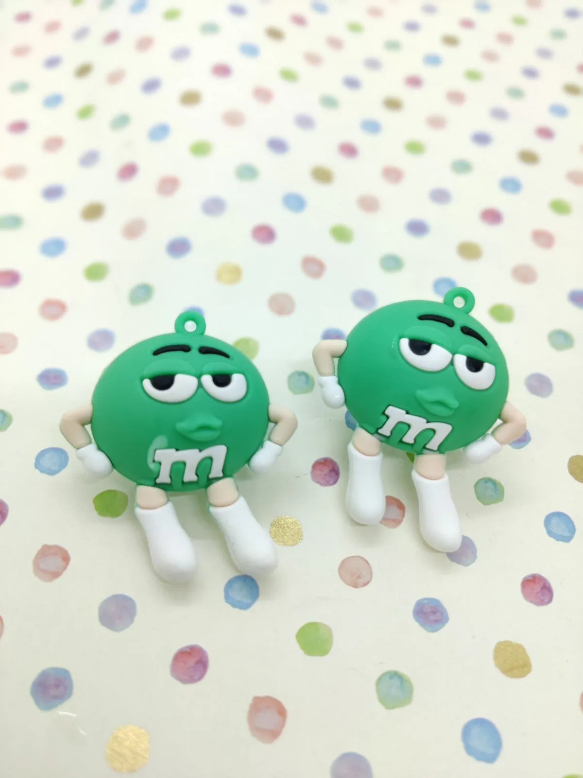 M&M'S SHOE CHARMS - GREEN