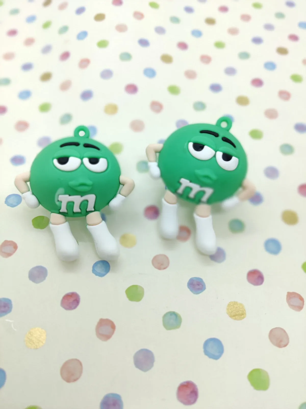 M&M'S SHOE CHARMS - GREEN