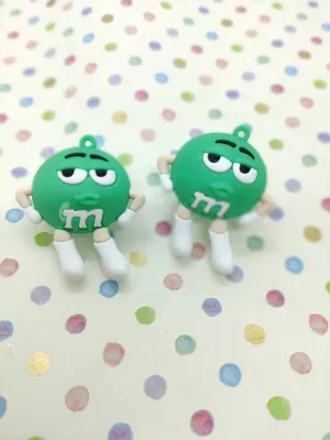 M&M'S SHOE CHARMS - GREEN